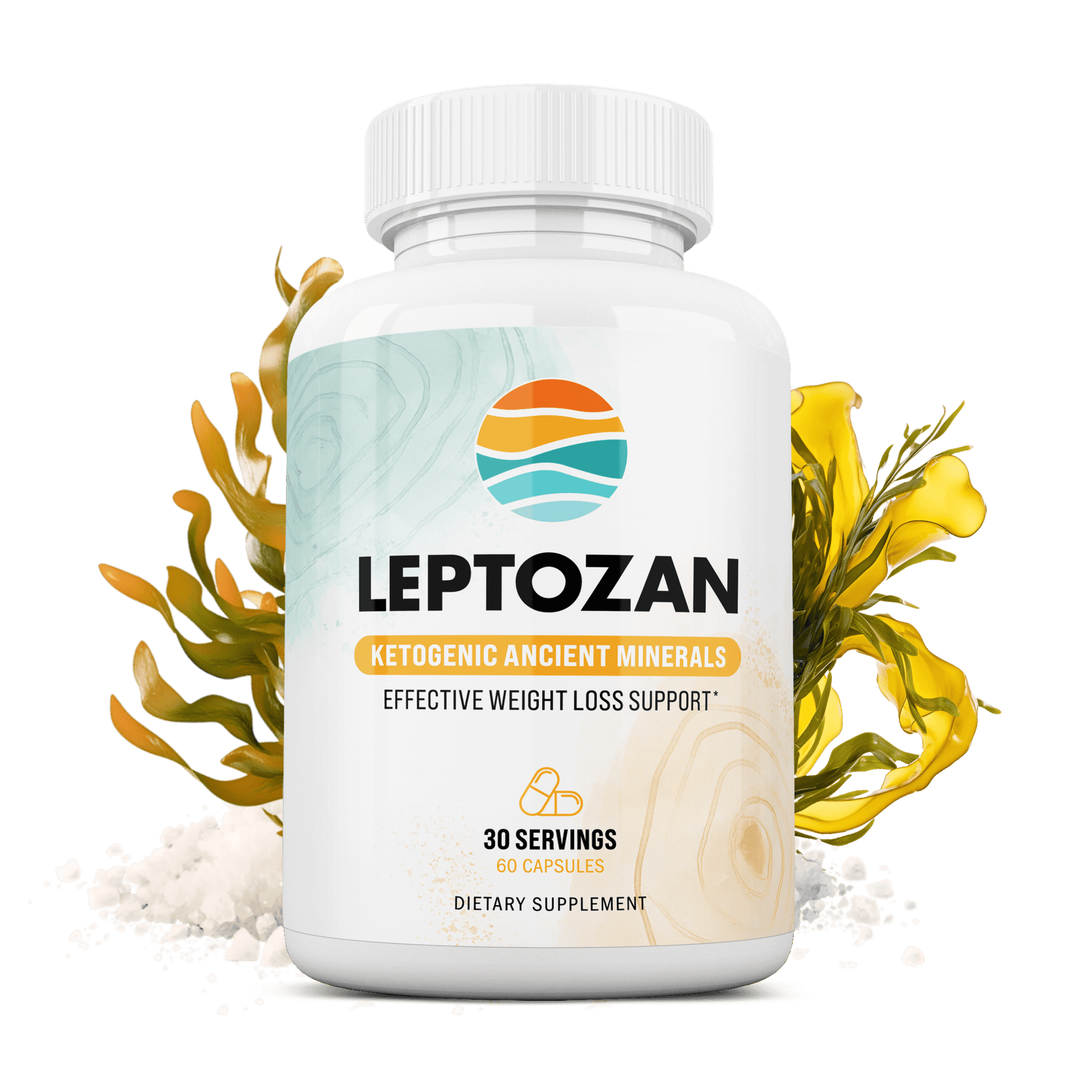 Leptozan one bottle with ingredinets